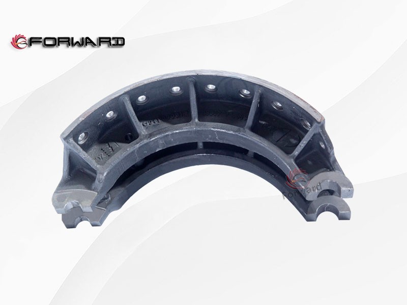 SHACMAN HANDE HDS300 行走后驱动桥制动系统 HD91129340081 制动蹄铁/HD91129340081 制动蹄铁