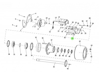 HD90129340419-FL06 下制动片,Release the brake pads,济南向前汽车配件有限公司