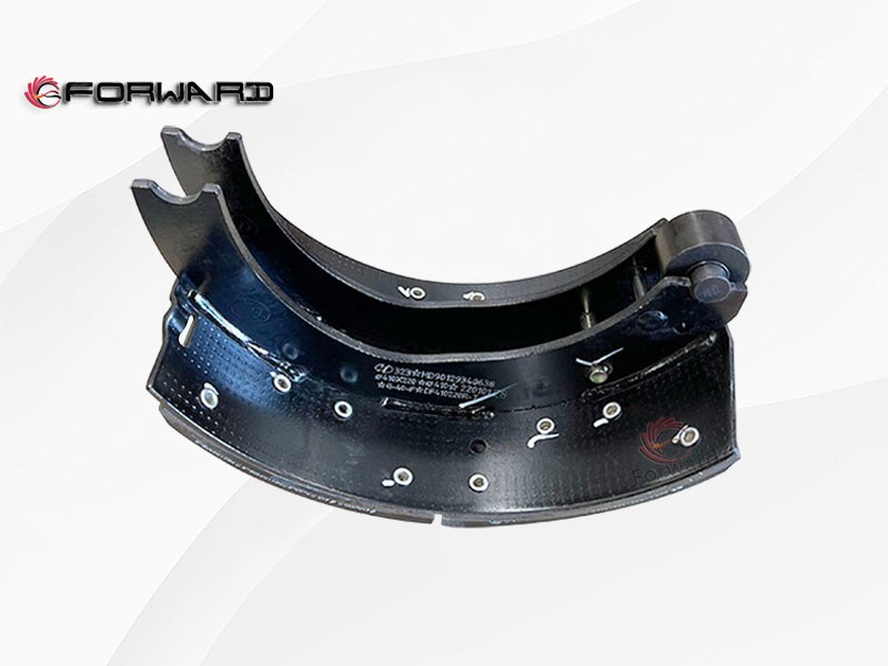 HD90129341375  制动蹄总成,Brake shoe assembly,济南向前汽车配件有限公司