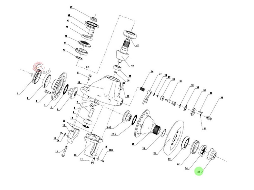 81.35202.0028  滑动啮合套,Shift sleeve,济南向前汽车配件有限公司