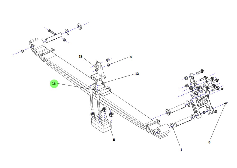 199112520122 前簧骑马螺栓,Front spring-mounted horse bolt,济南向前汽车配件有限公司
