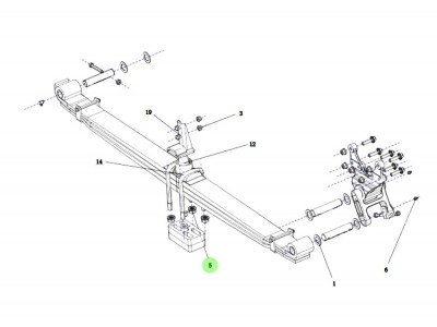 SZ952000867  骑马螺栓螺母,Horse-hitch bolts and nuts,济南向前汽车配件有限公司
