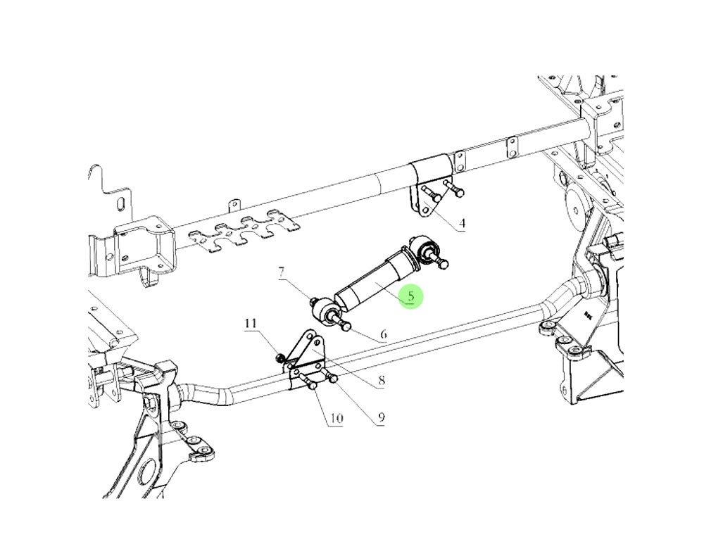 81.41722.6036 减震器,Shock absorber,济南向前汽车配件有限公司