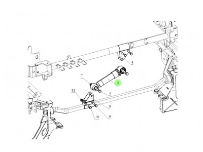 81.41722.6036 减震器,Shock absorber,济南向前汽车配件有限公司