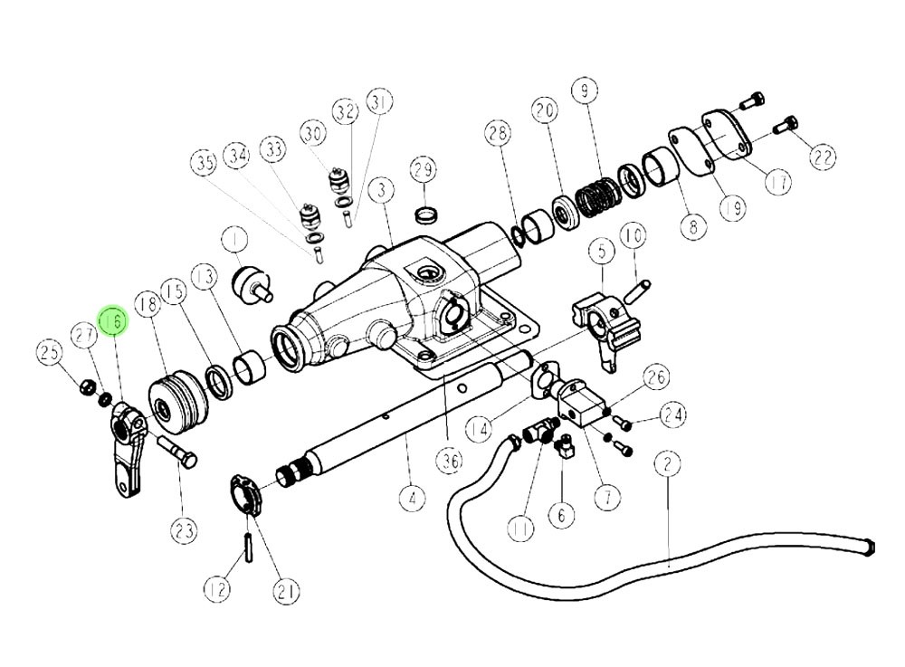 SHACMAN FAST 12JS180TA 传动变速箱系统 F96035 LRC换挡臂 Lámina de cambio exterior LRC/F96035 LRC换挡臂