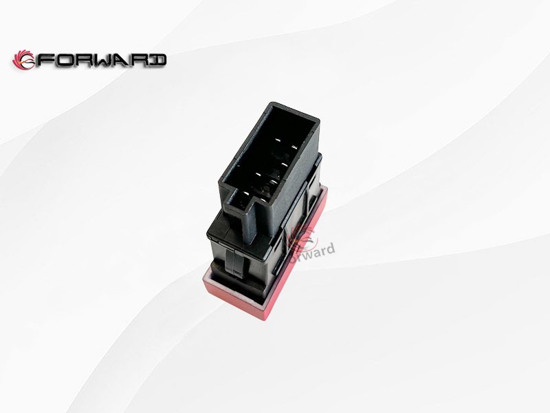 SHACMAN X5000S 车身驾驶室电气系统 DZ97189584931 危急报警灯开关/DZ97189584931 危急报警灯开关