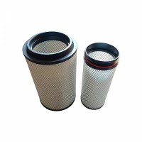 厂家供应陕汽重汽重卡配件 空气滤芯 空气滤清器滤芯PU2841双层复合纸PU2841