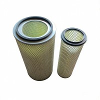 陕汽重汽重卡配件 空气滤芯 2448空气滤清器滤芯 双层复合纸空滤2448