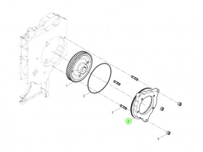612600081898 喷油泵法兰,Fuel injection pump flange,济南向前汽车配件有限公司