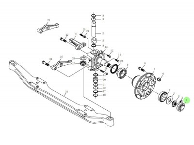 HD90009410285 轮毂帽,Wheel hub cap,济南向前汽车配件有限公司