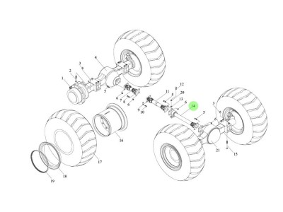 51C0066 前传动总成,Front transmission shaft,济南向前汽车配件有限公司