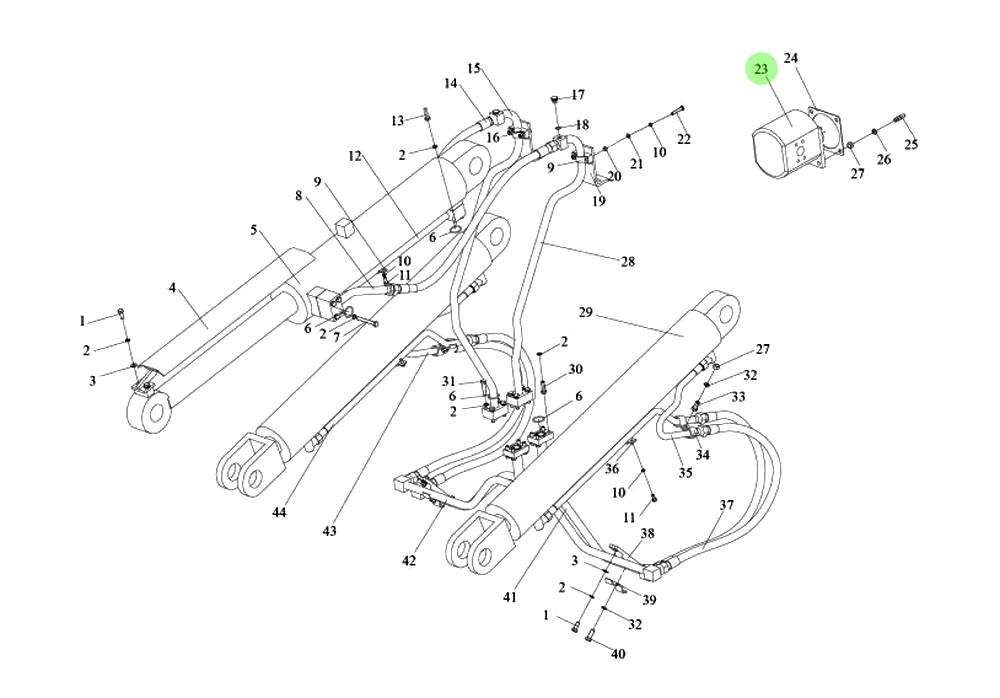 11C0584 齿轮泵,Gear pump,济南向前汽车配件有限公司