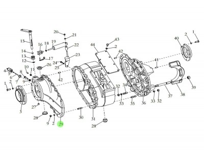 HD90129320017 过桥箱盖,Pass-axle box cap,济南向前汽车配件有限公司