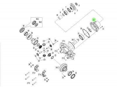 DZ90009320130 轴承座,Bearing housing,济南向前汽车配件有限公司