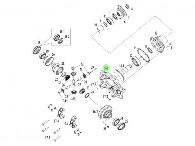 DZ9112320368 主减速器壳,Main Reducer Housing,济南向前汽车配件有限公司