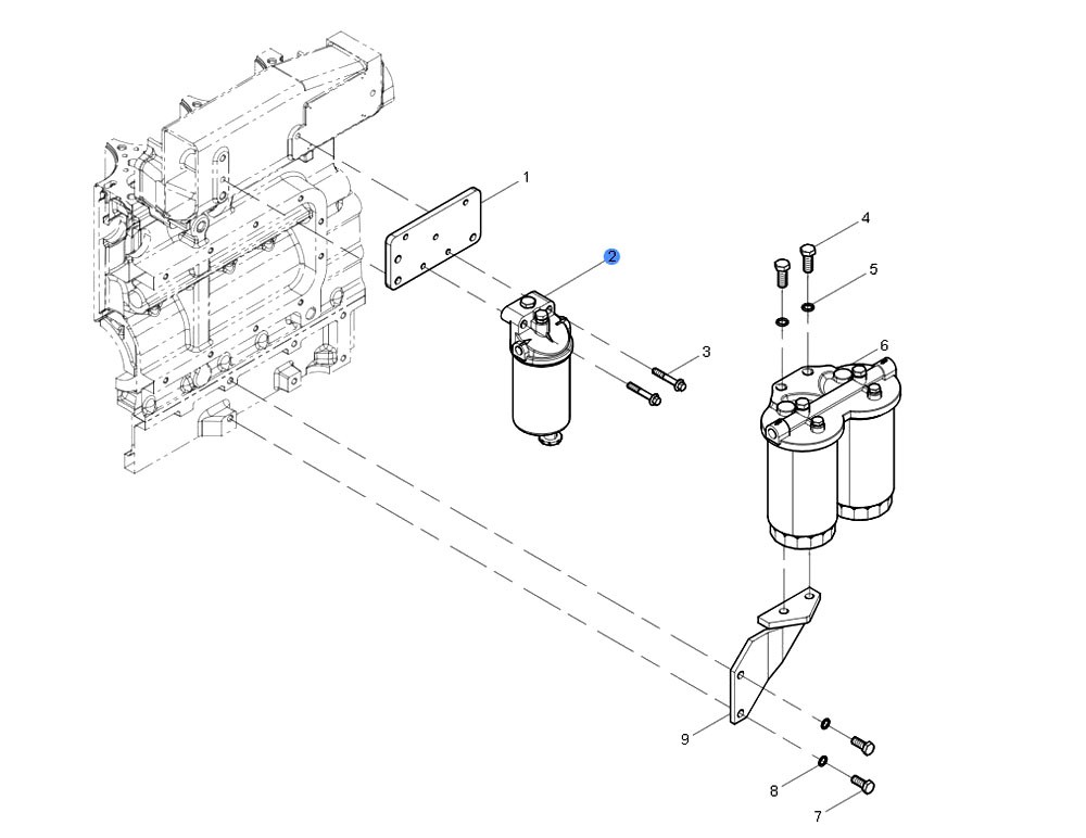 61500080078 燃油粗滤器,Fuel coarse filter,济南向前汽车配件有限公司