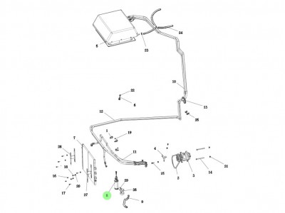 DZ15251845005 干燥罐总成,Drying tank assembly,济南向前汽车配件有限公司
