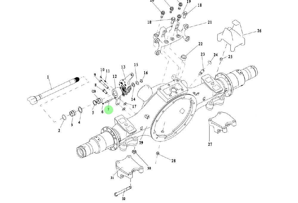 HD90129340259 螺纹销,Threaded pin,济南向前汽车配件有限公司