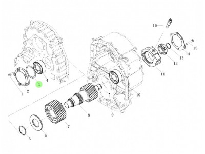ZC3086001116 调整垫片,Adjust the gasket,济南向前汽车配件有限公司