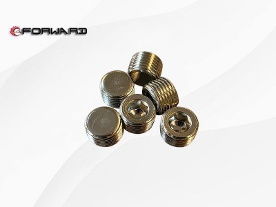 ZC3562700032 内六角锥形螺塞,Hexagonal conical screw plug,济南向前汽车配件有限公司