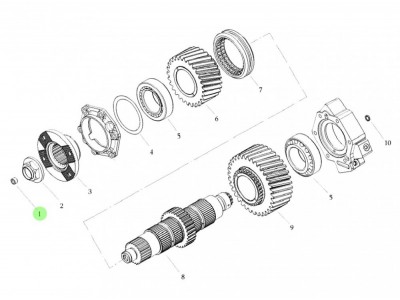ZC3562700032 内六角锥形螺塞,Hexagonal conical screw plug,济南向前汽车配件有限公司