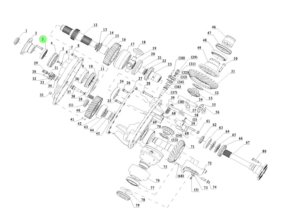 DZ9112320920  主减速器油封,Main reducer oil seal,济南向前汽车配件有限公司