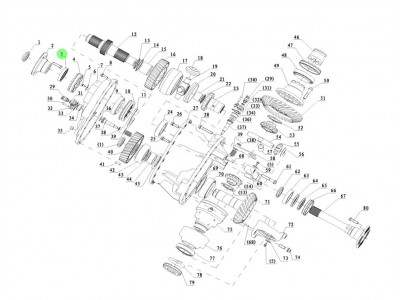 DZ9112320920  主减速器油封,Main reducer oil seal,济南向前汽车配件有限公司