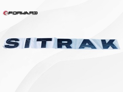 XQ1664952002 SITRAK文字标牌,SITRAK signboards,济南向前汽车配件有限公司