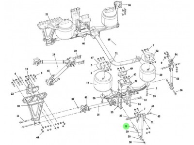 XQ95259680608 减震器销轴,Shock absorber pin shaft,济南向前汽车配件有限公司