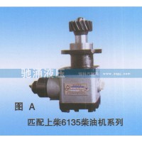 上柴6135柴油机QC18-10-35转向助力泵、转向助力叶片泵【驰涌液压】