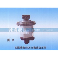 潍柴WD615柴油机1032300028转向助力泵、转向助力叶片泵【驰涌液压】