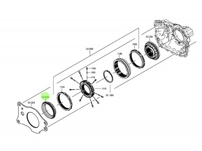 1296 333 050 低档锥毂,Low-grade cone hub,济南向前汽车配件有限公司