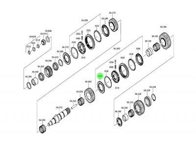 1297 304 529  三四档锥毂,3/4 gear spline hub,济南向前汽车配件有限公司