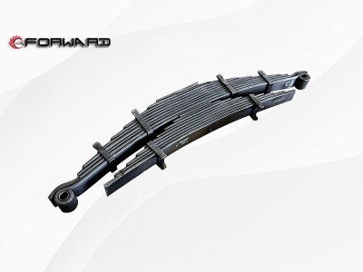 BZ93319520410 后钢板弹簧总成,Rear leaf spring assembly,济南向前汽车配件有限公司