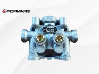 XQ039808 四回路保护阀,Four-loop protection valve,济南向前汽车配件有限公司