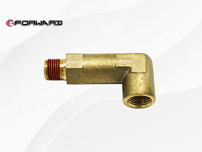 BS12JS160T-1703051 90°弯管接头,90° elbow joint,济南向前汽车配件有限公司