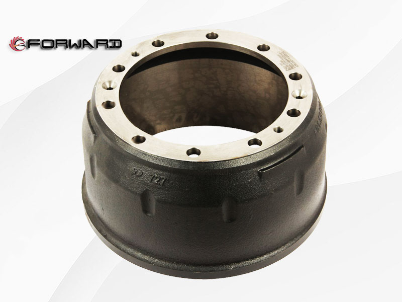 SHACMAN HANDE HDZ237 行走转向驱动桥系统 81.50110.0213 前制动鼓 XQ046687