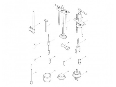 7000001901 专用维修工具 XQ046708,WP12 Specialized Maintenance Tools,济南向前汽车配件有限公司