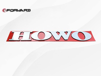 WG9925955005 标识板组件 XQ046750,Text trademark (HOWO Silver),济南向前汽车配件有限公司