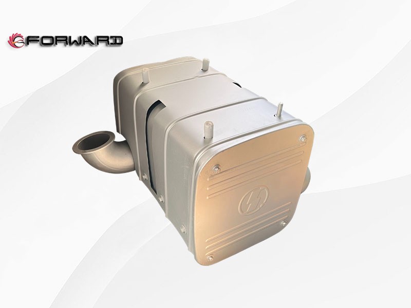 DZ95259541150 消声器总成 XQ046758,Muffier assy main,济南向前汽车配件有限公司