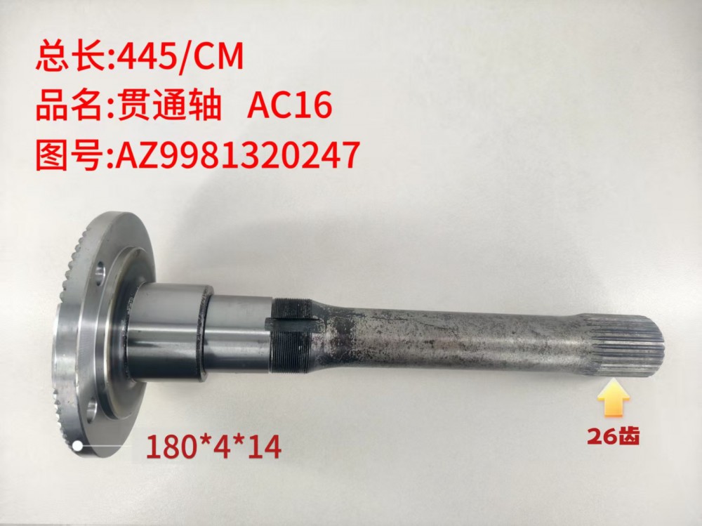 贯通轴 AC16  445/CM/