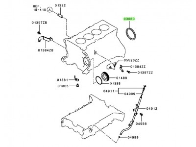 4N15-QZYF-Q 曲轴后油封 XQ046818,Crankshaft rear oil seal,济南向前汽车配件有限公司