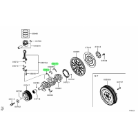 TOYOTA HILUX 丰田海拉克斯 动力发动机运动系统 4N15-QZZTP 曲轴止推片图3