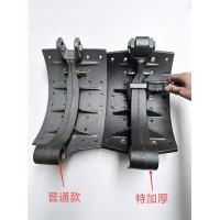 WG9231342006（对应豪瀚车型）宽体制动器制动蹄带衬片总成：AZ9231342010