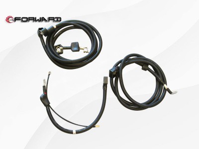 AZ9721778215 起动机电线束 XQ046890,Starting motor wiring harness,济南向前汽车配件有限公司