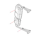 右后視鏡鏡桿總成 JSS005786264