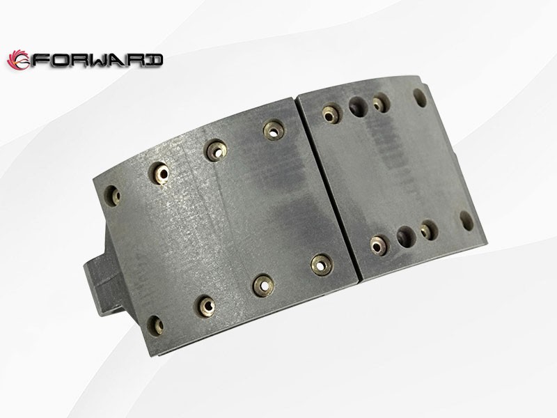 199000440031 制动蹄总成 XQ046932,Brake shoe assembly,济南向前汽车配件有限公司