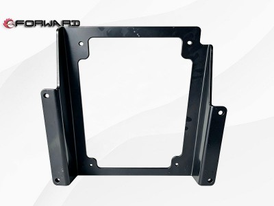 SHACMAN F3000 X5000 底盘保险杠系统 DZ93259620033 左前灯支架图1