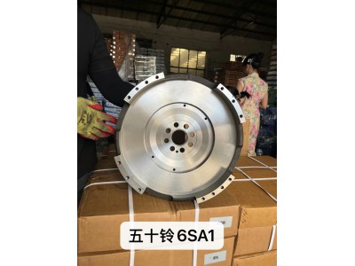 五十铃6SA1飞轮总成【专业生产销售飞轮总成 飞轮壳 支持定制】济南龙泰