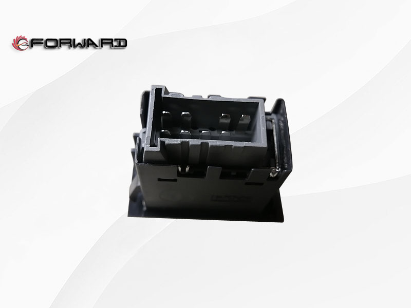 SHACMAN H3000 车身驾驶室电器系统 DZ96189584401 轮间差速锁翘板开关（新内饰BH）图2